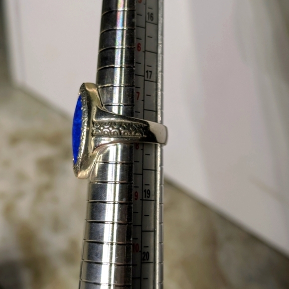 Carolyn Pollack Relios Sterling Silver & Lapis Ring - Picture 7 of 8